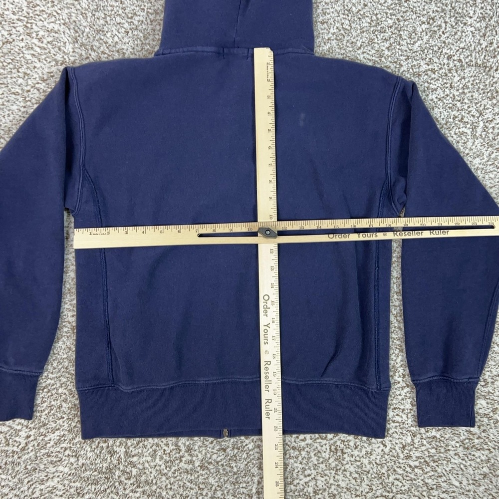 Polo Ralph Lauren Hoodie Womens Small Blue Full Zip Fleece Sweatshirt Logo Top - Picture 8 of 10